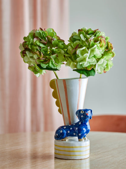Dachshund-Shaped Decorative Flower Vase
