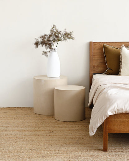 Minimalist White Pottery Vase